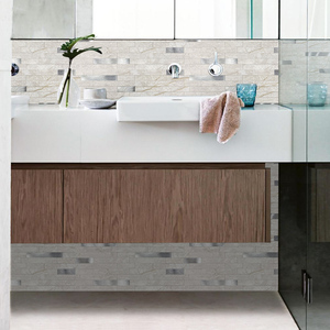 <span class=keywords><strong>Carrelage</strong></span> mural auto-adhésif en PVC, 30 pièces, carreaux de mosaïque pour la cuisine, auto-adhésif, effet 3D, vente en gros - Product Image 4