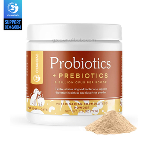 Probiotiques en gros OEM ODM pour chiens et chats, probiotiques en poudre entièrement naturels de force maximale, 5 milliards d'UFC par dose - Product Image 1