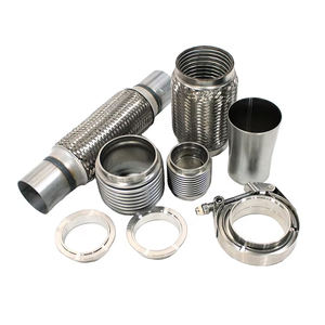 Tubería Flexible de Escape de Acero Inoxidable con Diseño OEM y Personalización Completa, con Boquilla y <span class=keywords><strong>Collar</strong></span> - Product Image 5