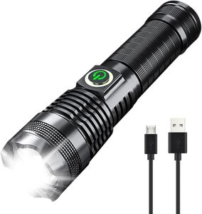 <b>Led</b> Camping <b>Lights</b> Flashlight Outdoor <b>Rechargeable</b> Portable Waterproof Lamp Power Item Battery - Product Image 1