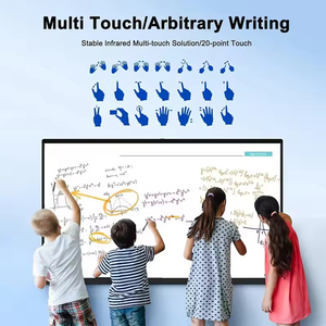 Tableau blanc interactif numérique intelligent pour vidéoconférence, écran tactile infrarouge de 65, 75, 86 pouces pour salle de classe - Product Image 2