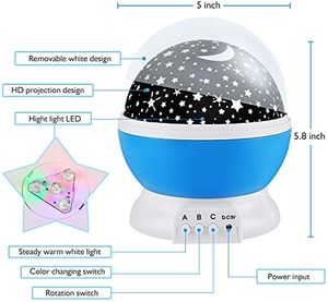 โปรเจคเตอร์ดาวอัจฉริยะ Smart Star Night Starry Projector Light, เครื่องฉายแสงเลเซอร์ลายท้องฟ้าพร้อมลำโพงบลูทูธ  โปรเจคเตอร์แสงกาแล็กซี่พร้อมรีโมทคอนโทรล - Product Image 5