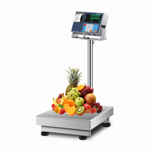 Veidt Wägeplattform aus robustem Edelstahl, 40 kg, LCD-Anzeige, OIML-zertifiziert, digitale Anzeige für die Lebensmittelverarbeitung - Product Image 4