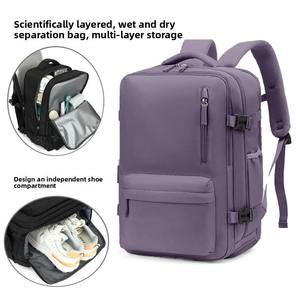 <span class=keywords><strong>Mochila</strong></span> de Viaje Impermeable con Separación para Ropa Húmeda y Seca, <span class=keywords><strong>Mochila</strong></span> para Portátil de Gran Capacidad con Compartimento para Zapatos, para Negocios y Actividades al Aire Libre - Product Image 4