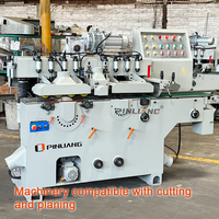 PINLIANG Nouvelle version de la machine à dégauchir automatique double face pour le travail du bois avec scie à refendre multi-lames, moteur 380V 35.2kw