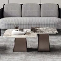 Tables basses salon café table basse ronde en marbre kleiner tisch pour salon