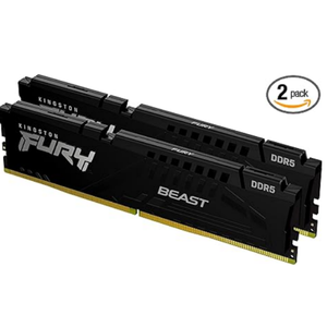 Mémoire de bureau King Ston <span class=keywords><strong>FURY</strong></span> Beast 16 Go (2x8 Go) 5200 MT/s DDR5 CL40 |   Intel XMP 3.0 |   Kit de 2 |   KF552C40BBK2-16 - Product Image 3