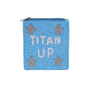 Titan UP Design Customized Seed Beaded Coin <b>Pouch</b> Wallet Beautiful Coin Purse with Fashionable Accessory Features - Product Image 1