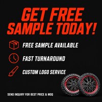 Nouvel ensemble de roues de moto en alliage d'aluminium professionnel 12/14 pouces 60/100-14 80/100-12