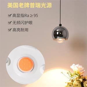 Modern Minimalist Single Head Pendant <b>Light</b> Luxury Round <b>Dining</b> Room Bedroom Counter Height Adjustable for Bar for Bedside - Product Image 2