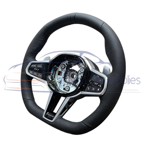 Volant en cuir modifié HJX Black Series pour M8 8 7 X7 6 GT M5 5 X5 X4 X3 F10 E70 E90 ZC-I7-P101 - Product Image 2