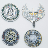 Pièces commémoratives en métal plaqué or avec logo personnalisé, conception gratuite, émail souple, bord diamanté, technique de moulage traditionnelle, souvenir