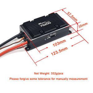 Maytech mtspf75200 200A <span class=keywords><strong>vesc</strong></span> Dựa Trên V75/300 Động Cơ Không Chổi Than Tốc Độ Điều Khiển Max 75V Cho Điện Mountainboard Chiến Đấu Robot - Product Image 4