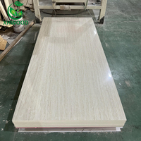 Film de PVC brillant miroir Prix d'usine Marbre UV Panneau mural alternatif Feuille de marbre PVC UV pour la décoration intérieure
