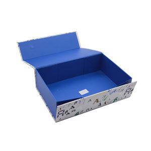 Caja plegable elegante colorida con logotipo personalizado, caja de regalo de papel de cartón de lujo de primera calidad, caja de embalaje magnética para extensiones de pelo y peluca - Product Image 1