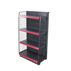 Estantería Metálica de Doble Cara para Supermercado, Color <span class=keywords><strong>Verde</strong></span>, para Exhibición de Productos en Tiendas de Abarrotes - Product Image 3