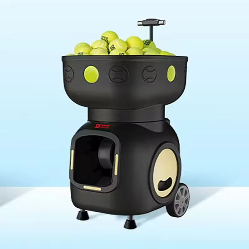 Professional Hot Sale T5 Portable Tennis Ball Throwing Machine Siboasi ABS Automatic with 120 Balls Capacity for Training