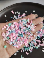 Holiday Snowflake Peppermint Candy Cane Christmas Mixed Polymer Clay Sprinkles for Confetti,Slime,Shaker Project DIY Filling