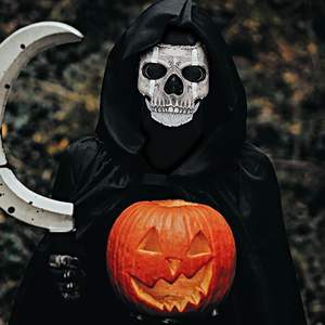 Unisex Horror <span class=keywords><strong>Ghost</strong></span> <span class=keywords><strong>Skull</strong></span> <span class=keywords><strong>Mask</strong></span> Cosplay Latex Headgear para Halloween Party Masquerade Prop Realizar con estilo - Product Image 5