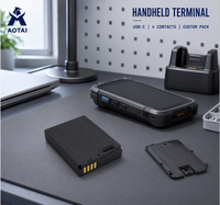 Batterie LiFePO4 Li-ion personnalisée détachable avec chargement USB Type-C et connecteur Pogo Pin, 1000 cycles, -20~55°C pour appareil portable IoT
