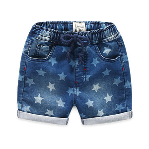 Pantalones Vaqueros y Shorts Deportivos de Mezclilla con Diseño de Estrella para Niños, Venta al Por Mayor - Product Image 1