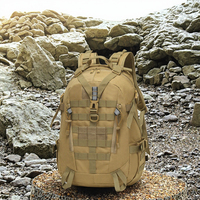 Sac à dos Oxford 600D 24L imperméable, portable pour l'extérieur avec boucle POM pour hommes, logo personnalisé OEM, ISO CE