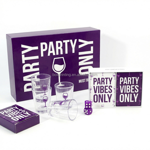 Fabricantes de Juegos de Mesa y Cartas Personalizados al por Mayor para Fiestas de Adultos con Vasos y Copas de Vidrio - Product Image 1
