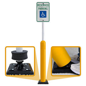 Señales de Tráfico de Seguridad para Estacionamiento, Reflectantes, Impermeables, Tipo Resorte de Aluminio, Flexibles, Precio de Fábrica Personalizado - Product Image 4