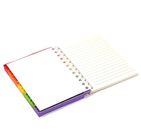 Nouveau carnet à spirale en silicone anti-stress, format A6, avec motif souris, design mignon, durable, idéal comme cadeau