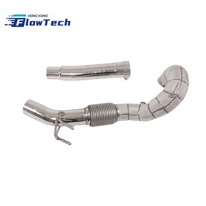 Tubería de Escape de Alto Flujo de Acero Inoxidable T304 con Protector Térmico para VW Golf MK7/MK7.5 GTI 2.0T EA888 Gen3 – Tubería de Escape de Fijación Directa - Product Image 5