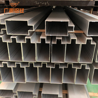 Profilés en aluminium de haute qualité pour murs-rideaux, profilés en aluminium extrudé pour murs en verre, pliage inclus
