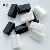 Cubierta antipolvo USB de silicona suave para USB2.0 USB3.0 Socket Tapones protectores de goma de silicona Cubierta impermeable