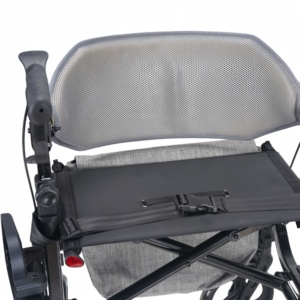 Deambulatore a Quattro Ruote in Alluminio MZU, Progettato Specificamente per Anziani, Pieghevole e Leggero come una Sedia a Rotelle - Product Image 4