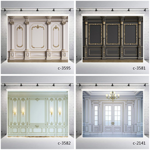 Phông Nền nhiếp ảnh Cung điện sang trọng theo phong cách Châu Âu phù hợp để chụp ảnh chân dung, chụp ảnh cưới, - Product Image 2