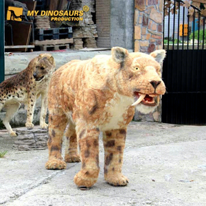 MyDino-Pantalla de parque temático AA066, tamaño real, <span class=keywords><strong>Smilodon</strong></span> animatrónico - Product Image 1