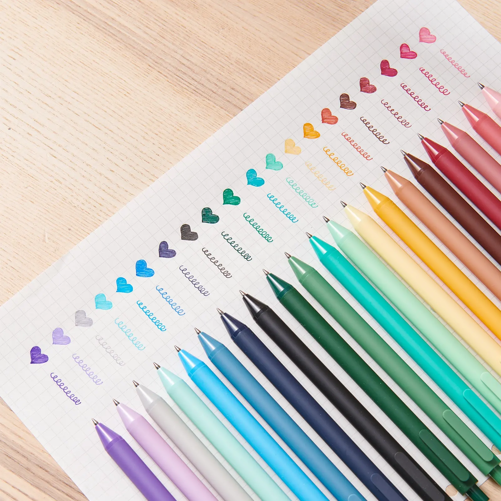 KACO bolpoin murni pena desain asli 43 multi-warna 1.0mm pulpen bolpoin promosi alat tulis lucu Sup kantor sekolah