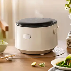 Rice Cooker Small 6 Cups Cooked(3 Cups Uncooked), 1.5L Small Rice Cooker  With Steamer For 1-3 People