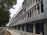 Panneau de ventilation automatique vertical en alliage d'aluminium pour extérieur, fabriqué en Chine, certifié ISO9001
