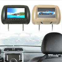 Écran d'appui-tête universel de 7 pouces en gros, entrée vidéo double canal, Mp5, oreiller, écran LCD arrière HD pour voiture