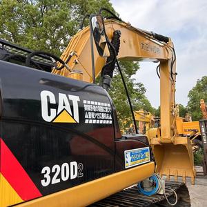 Excavadora de orugas Cat 320D2 de importación japonesa usada, excavadora usada de 20 toneladas, equipo de construcción pesado grande - Product Image 2