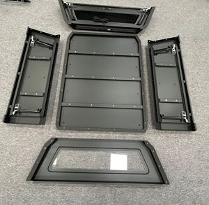 Hardtop de camionnette en aluminium imperméable à trois portes avec boîte de rangement pour accessoires Ford Ranger/F150/Tacoma/HILUX REVO - Product Image 6