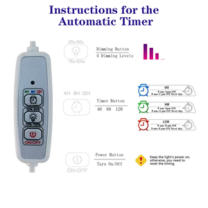 <span class=keywords><strong>Lampe</strong></span> de croissance LED moderne <span class=keywords><strong>avec</strong></span> diode 10w <span class=keywords><strong>Lampe</strong></span> de table pour petite plante à intensité variable <span class=keywords><strong>avec</strong></span> minuterie à hauteur réglable <span class=keywords><strong>Lampe</strong></span> de croissance LED pour <span class=keywords><strong>serre</strong></span> - Product Image 5