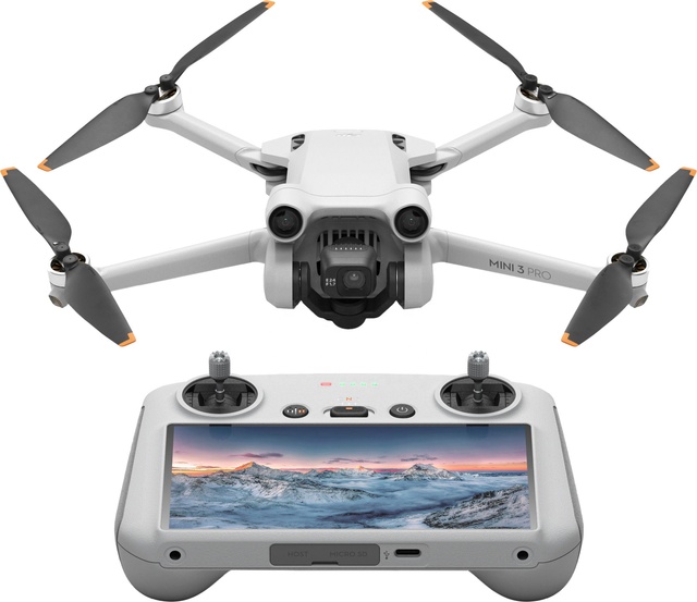 DF Wholesale Used Mini 3 Pro Drone With RC and 3 Battery 48MP Photo 34 Mins Flight Time 4K Video Aerial Photography Drone