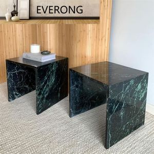 Table basse triangulaire en marbre vert clair Verde Alpi, mobilier moderne, table <span class=keywords><strong>d</strong></span>'appoint pour canapé, populaire - Product Image 3