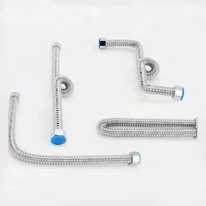 Hose Pipe Coated Flexible Metal PVC Annular Corrugated Sturdiness Metallic Flexible Hoses, Food Grade 20mm Stainless Steel 10mpa