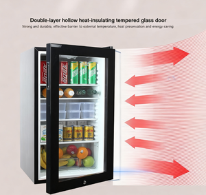 상업용 호텔을위한 맞춤형 미니 냉장고 음료 냉장고 쿨러 유리 도어 디스플레이 - Product Image 6