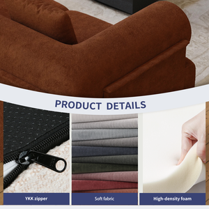 MOQ100 Canapé modulaire en mousse de luxe durable sans os, canapé de salon, emballage sous vide, éponge compressée, OEMODM - Product Image 2