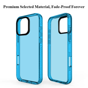 <span class=keywords><strong>Coque</strong></span> de téléphone transparente anti-jaunissement pour <span class=keywords><strong>iPhone</strong></span> 14 15 16 17, <span class=keywords><strong>coque</strong></span> arrière rigide en acrylique résistante aux chocs avec cadre antichoc - Product Image 3