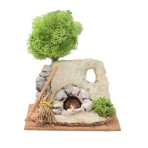 Encendedor Eléctrico con Licheno 13x13cm H 15cm - Product Image 1