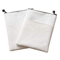 Housse de livre en lin pour sublimation en gros, personnalisable avec logo, avec fermeture éclair